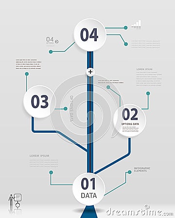 Simple Timeline infographics design Vector Illustration