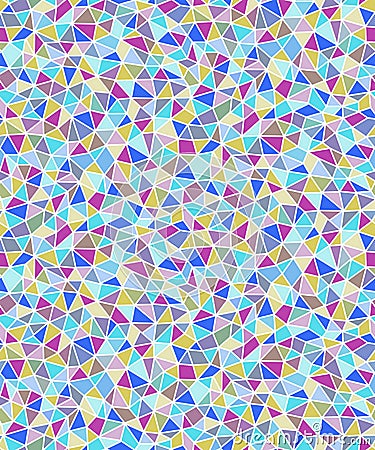 Simple triangular shapes geometric seamless background. Stock Photo