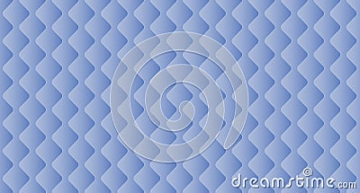 Simple upholstery quilted background. Blue leather texture sofa backdrop. Seamless texture upholstery quilted background Vector Illustration