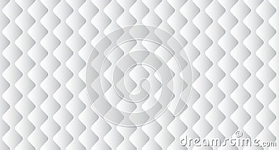 Simple upholstery quilted background. White leather texture sofa backdrop. Seamless texture upholstery quilted background Vector Illustration