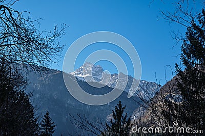 Simple view of a mountain Stock Photo