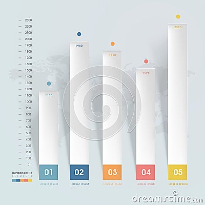 Simplicity infographic template Vector Illustration