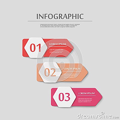 Simplicity infographic template Vector Illustration