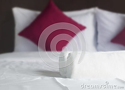 Simply bedroom Stock Photo