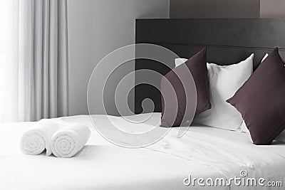 Simply bedroom Stock Photo