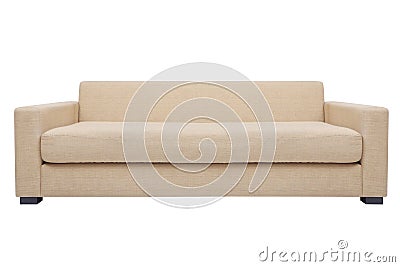 Simply modern couch Stock Photo