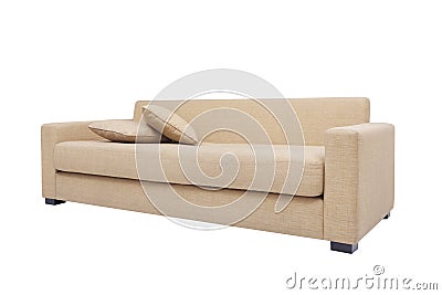 Simply modern couch Stock Photo