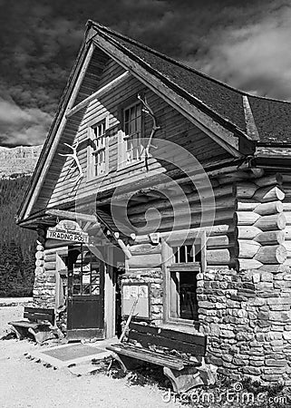 Simpson's Trading Post, Num-Ti-Jah Lodge Editorial Stock Photo