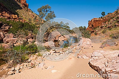 Simpsons Gap, MacDonnell Ranges, Australia Stock Photo