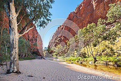 Simpsons Gap, MacDonnell Ranges, Australia Stock Photo