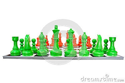 Simulation chess Stock Photo