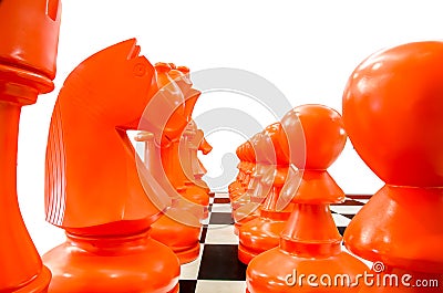 Simulation chess Stock Photo