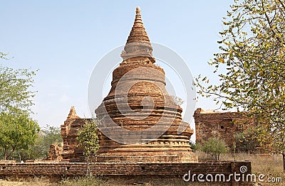 Sin Byu Shin monastic complex, Bagan, Myanmar Stock Photo