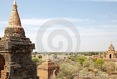 Sin Byu Shin monastic complex, Bagan, Myanmar Stock Photo