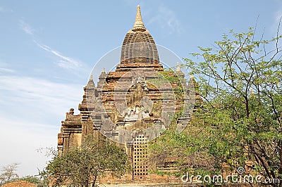 Sin Byu Shin monastic complex, Bagan, Myanmar Stock Photo