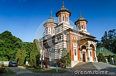 Sinaia Monastery, Romania Stock Photo