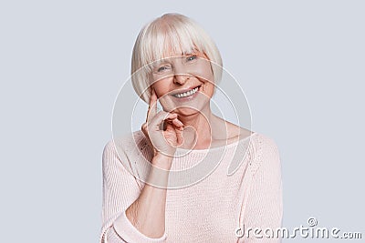 Sincere smile. Stock Photo