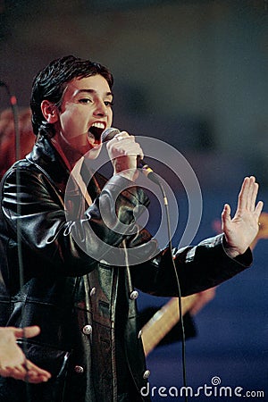 Sinead O`Connor in concert at the Festivalitaliano Editorial Stock Photo