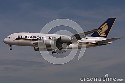 Singapore Airlines Editorial Stock Photo