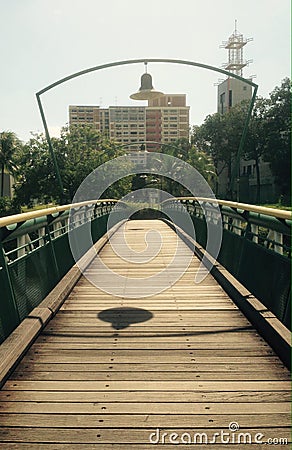 Tampines park connector Stock Photo