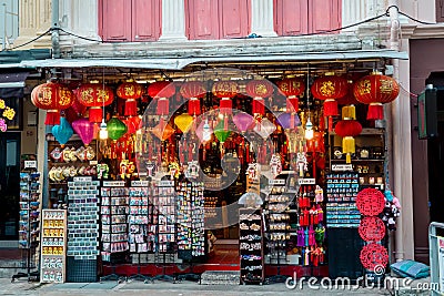 Singapore chinatown Editorial Stock Photo