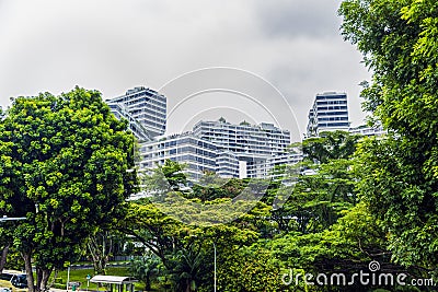 The Interlace is composed of 1000 unit apartments Editorial Stock Photo