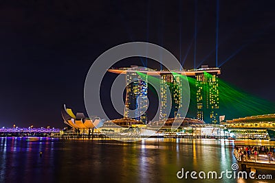 Singapore city skyline Editorial Stock Photo