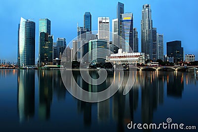 Singapore Cityscape Stock Photo