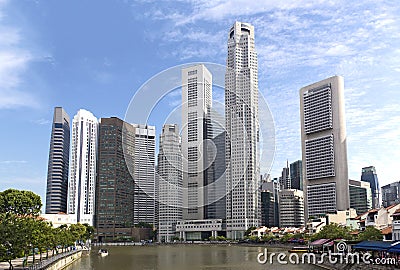 Singapore cityscape Stock Photo