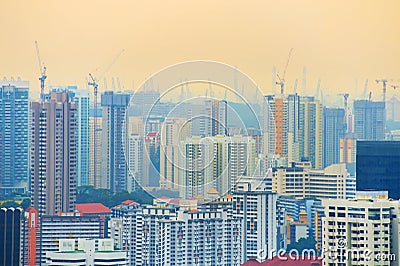 Singapore development Stock Photo