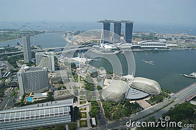 Singapore Downtown business architecture Editorial Stock Photo