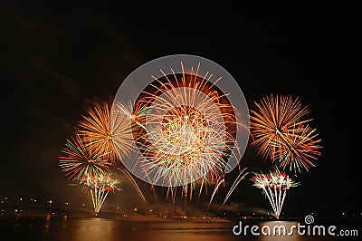 Singapore Fireworks Festival 2006 Stock Photo