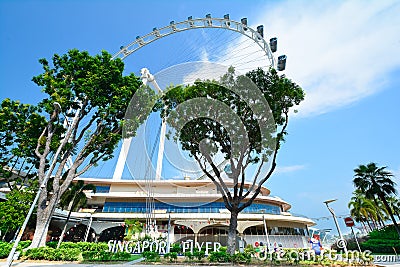 Singapore Flayer the giant Ferris wheel Editorial Stock Photo