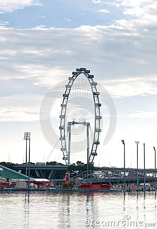 Singapore Flyer Stock Photo