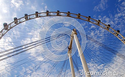 The Singapore Flyer Stock Photo