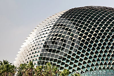 Singapore Landmark: Esplanade Theatres on the Bay Stock Photo