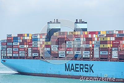 Singapore - large container ship 