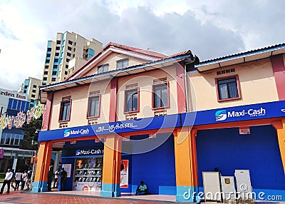South Asian special house in singapore little India Editorial Stock Photo