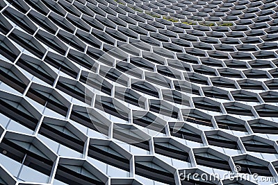 Singapore-13 MAR 2020:Close view of the DUO galleria, new highrise building near the Bugis station Editorial Stock Photo