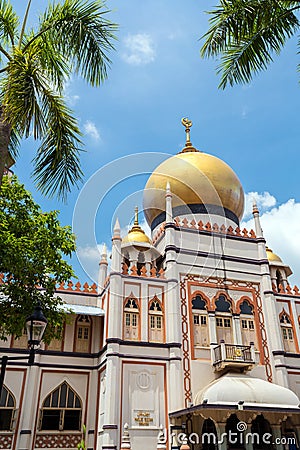 Singapore masjid Sultan Stock Photo