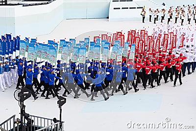 Singapore National Day Parade 2023 Editorial Stock Photo