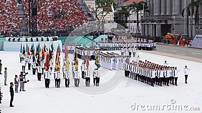 Singapore National Day Parade 2023 Editorial Stock Photo