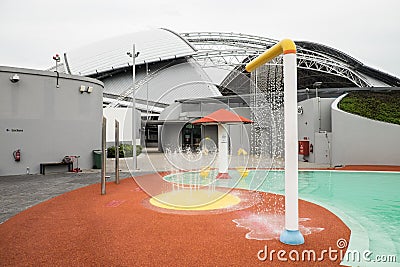 A day in Singapore National Stadium Editorial Stock Photo