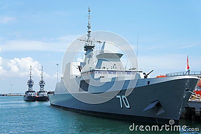 Singapore navy open day Editorial Stock Photo