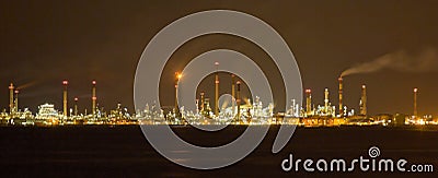 Singapore Oil Refinery and Manufacturing Plants Stock Photo