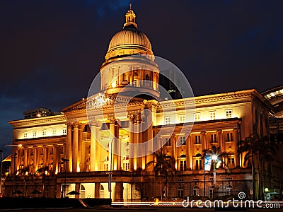 Singapore old supreme court Stock Photo