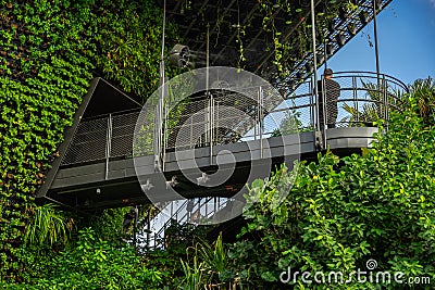 Singapore pavilion, Sustainable green building at Dubai Expo 2020 Editorial Stock Photo