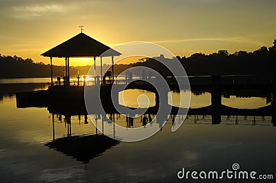 Singapore Pierce reservoir Stock Photo