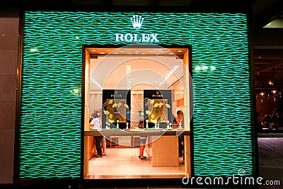 Singapore : Rolex Editorial Stock Photo