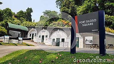 Fort Siloso musuem located in Sentosa island, Singapore Editorial Stock Photo